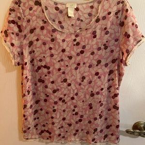 Pretty J. Jill short-sleeved top
